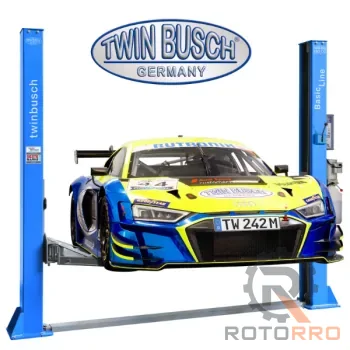 Twin Busch 2 Säulen Hebebühne TW242M 4.2t – BASIC LINE – halbautomatische Entriegelung