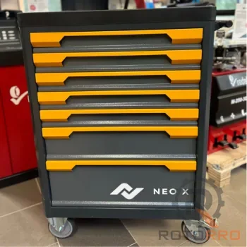 NEOX Werkstattwagen X-Line mit 7 Schubladen und Seitenablage, leer