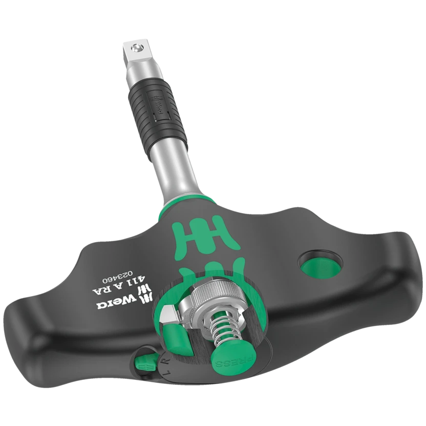 411 A RA Quergriff-Adapterschraubendreher mit Ratschenfunktion, 1/4"
